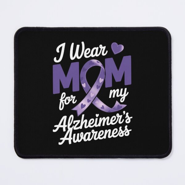 Item preview, I Wear Purple For My Mom Dementia Alzheimer's Awareness designed and sold by repconomArt.