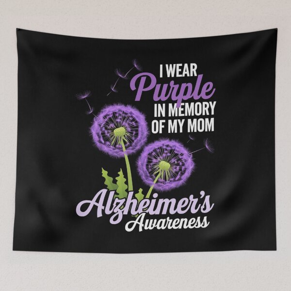 Item preview, I Wear Purple In Memory Of My Mom Alzheimer's Awareness designed and sold by repconomArt.
