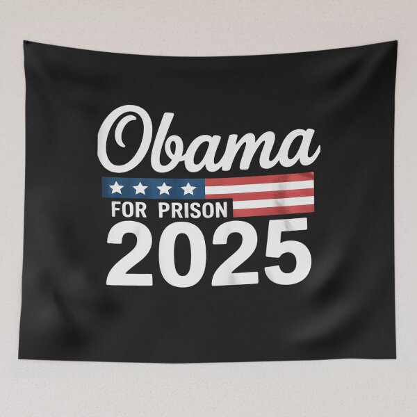 Item preview, Retro Obama for Prison 2025 designed and sold by GaryBellcvbnb.
