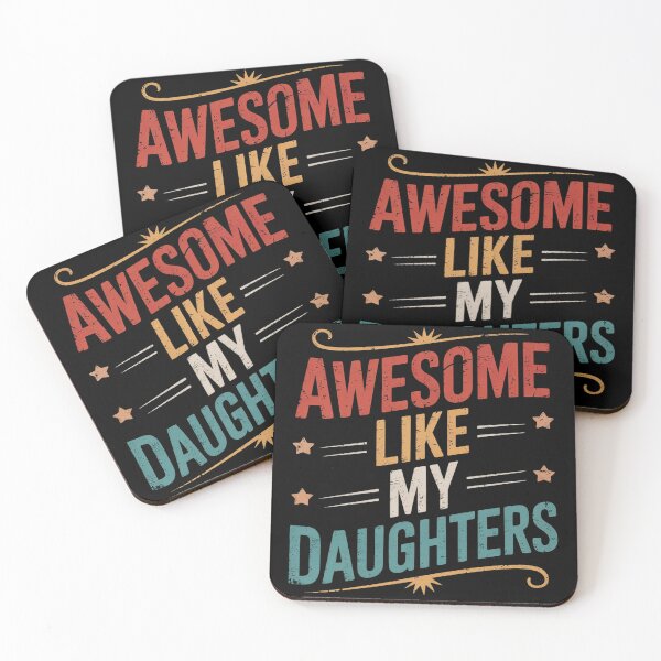 Item preview, Father's day Dad Daughters Awesome Like My Daughters  designed and sold by RoyTill0Art.
