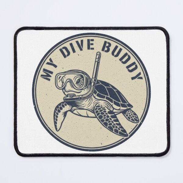 Item preview, My Dive Buddy Scuba Turtle designed and sold by zoughlal.