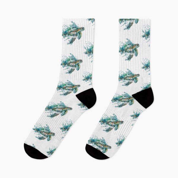 Item preview,  Just Keep Swimming Watercolor Turtle designed and sold by zoughlal.