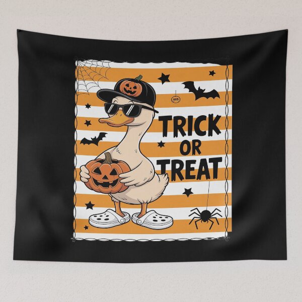 Item preview, rick or treat Goose, Halloween, kid halloween designed and sold by GaryBellcvbnb.