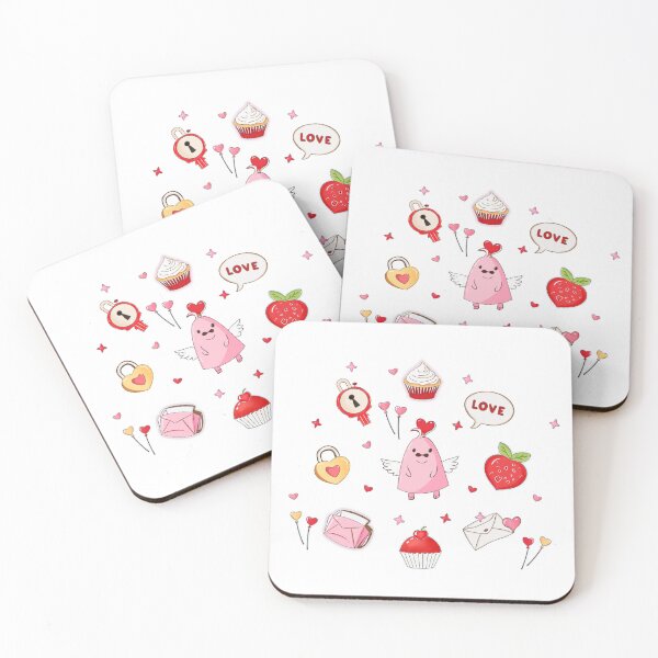 Item preview, Cute Cupid Angel Love Stickers designed and sold by KomparrowStudio.