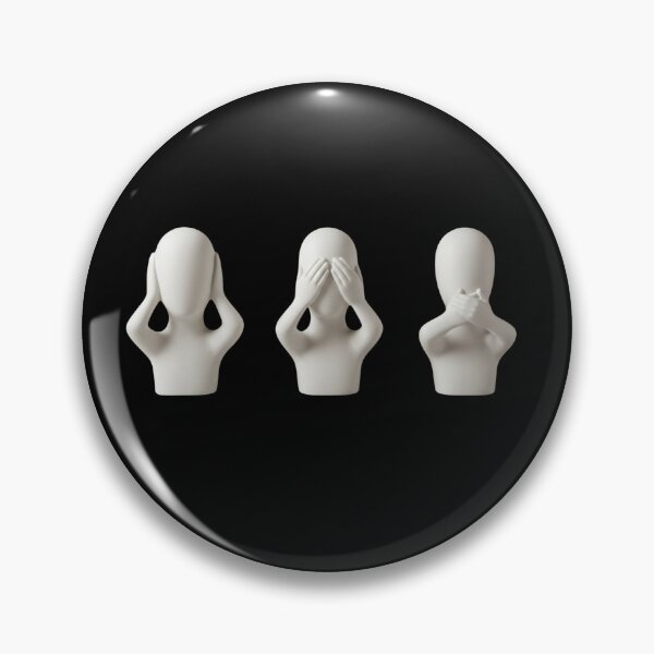 Item preview, Hear no evil, see no evil, speak no evil designed and sold by Tanlyco.