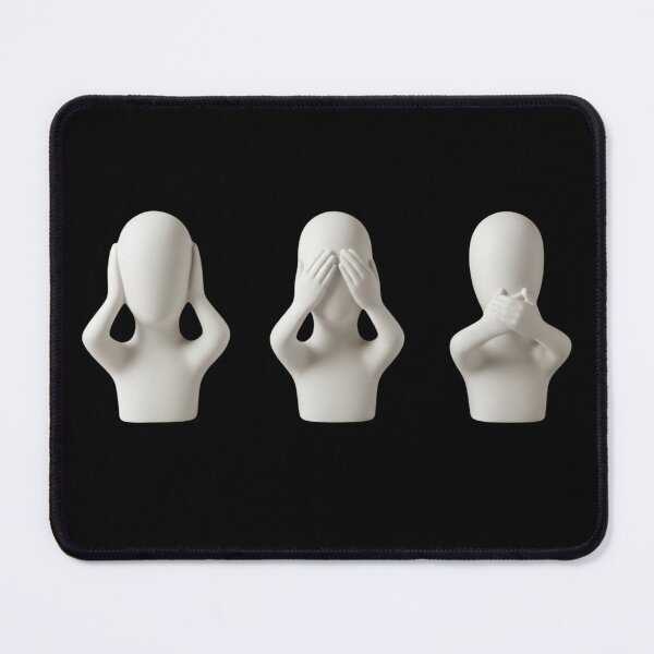 Item preview, Hear no evil, see no evil, speak no evil designed and sold by Tanlyco.