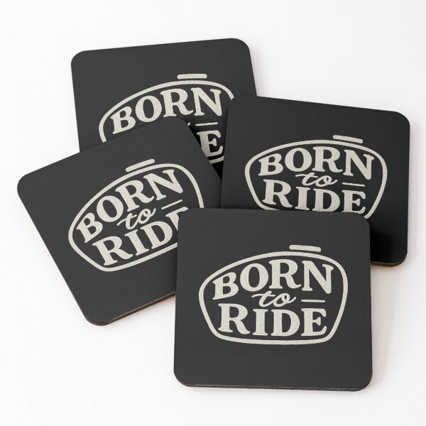Item preview, Born to Ride - Vintage Motorcycle Fuel Tank Emblem designed and sold by MKreative Studio.