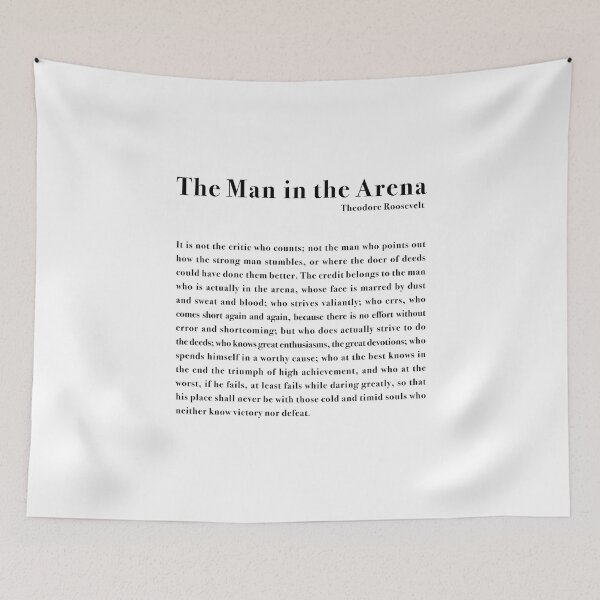 Item preview, The Man in the Arena by Theodore Roosevelt  designed and sold by corbrand.