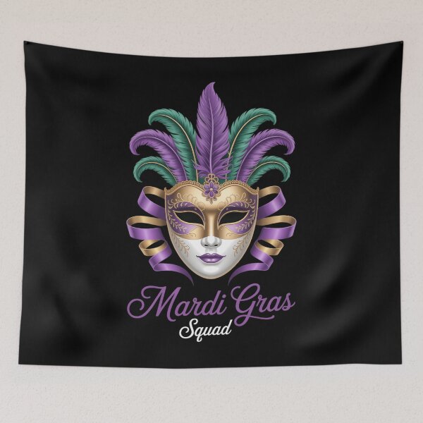 Artikelvorschau, Mardi Gras Squad Maske entworfen und verkauft von JonathalIngham.
