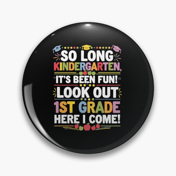 Item preview, So Long Kindergarten Graduation designed and sold by repconomArt.