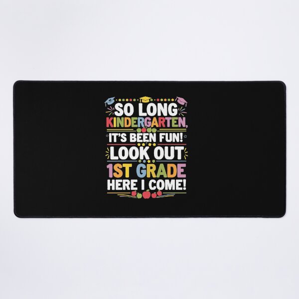 Item preview, So Long Kindergarten Graduation designed and sold by repconomArt.