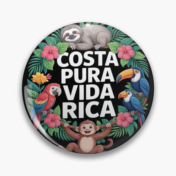 Item preview, Pura Vida Beach Costa Rica Tropical Nature Animas Family designed and sold by FluoroWave.