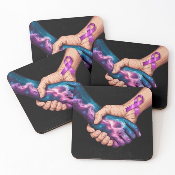 Item preview, Purple Ribbon Together We Fight Together We Win designed and sold by FluoroWave.