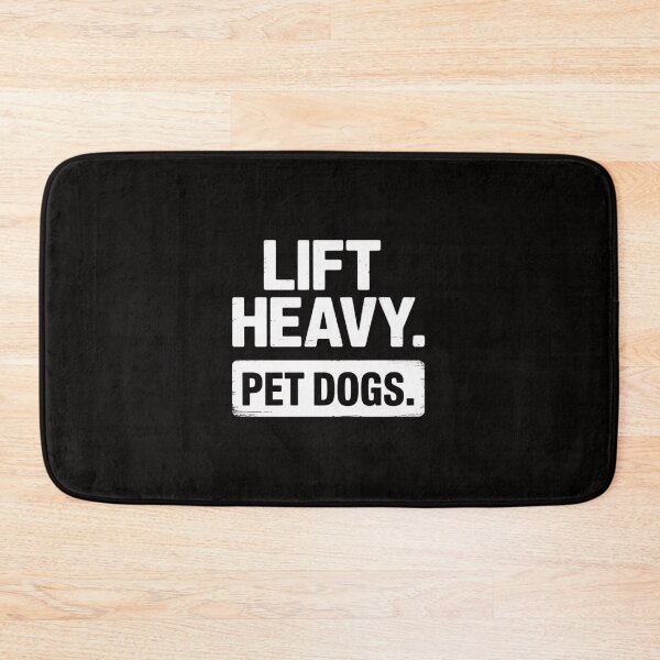 Item preview, Lift Heavy Pet Dogs Gym Weightlifters Bodybuilding Workout designed and sold by ForestMmost.