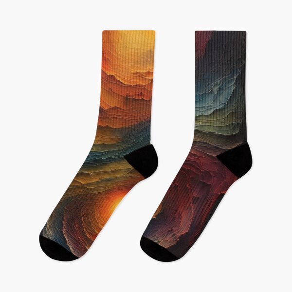 Item preview, Swirling color landscape with two light sources designed and sold by Mianku | Für das Leben.