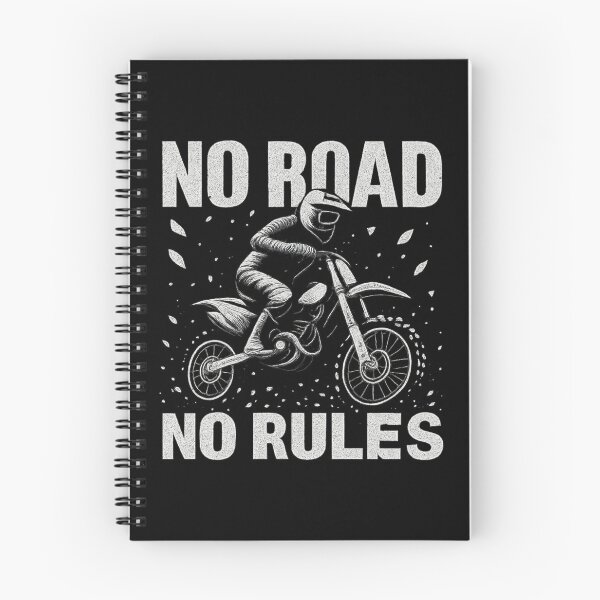 Item preview, No Road No Rules - Off-Road Dirt Bike Adventure Graphic designed and sold by MKreative Studio.