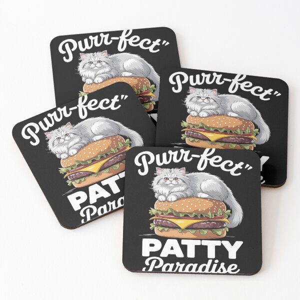 Item preview, Purr-fect Patty Paradise Cat Burger designed and sold by FluoroWave.