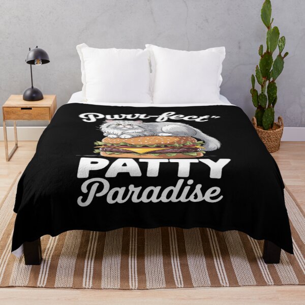 Item preview, Purr-fect Patty Paradise Cat Burger designed and sold by FluoroWave.