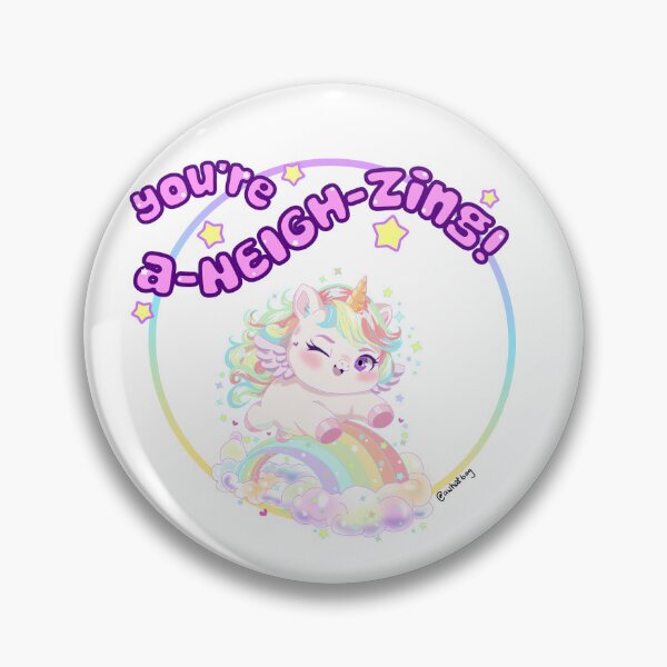 Item preview, cute chubby rainbow unicorn designed and sold by awhatbag.