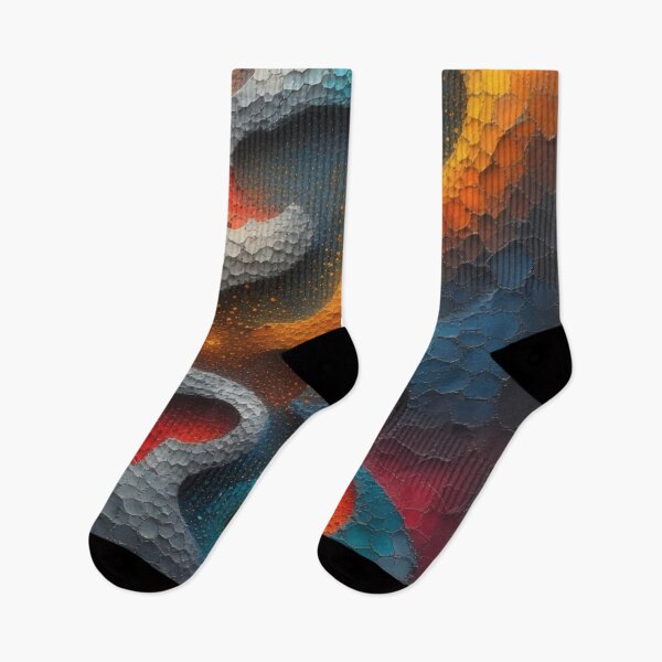 Item preview, Abstract play of colors with a textured surface designed and sold by Mianku | Für das Leben.
