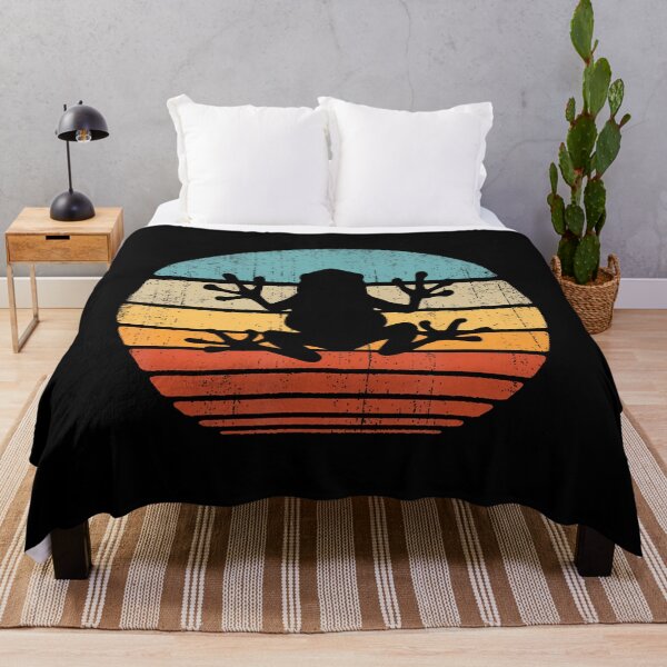 Item preview, Retro Sunset Frog Silhouette designed and sold by cesitahirjir.