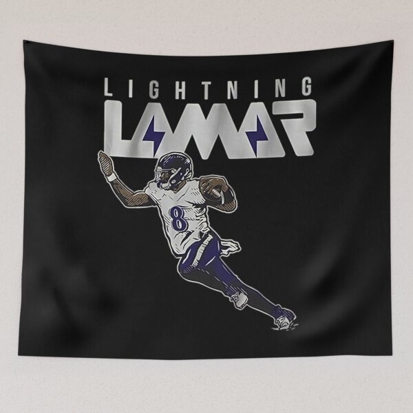 Item preview, Lighting Lamar For Baltimore Ravens designed and sold by PatayMano.