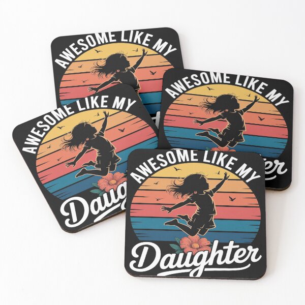 Item preview, Father's Day From Daughter Awesome Like my Daughter  designed and sold by RoyTill0Art.
