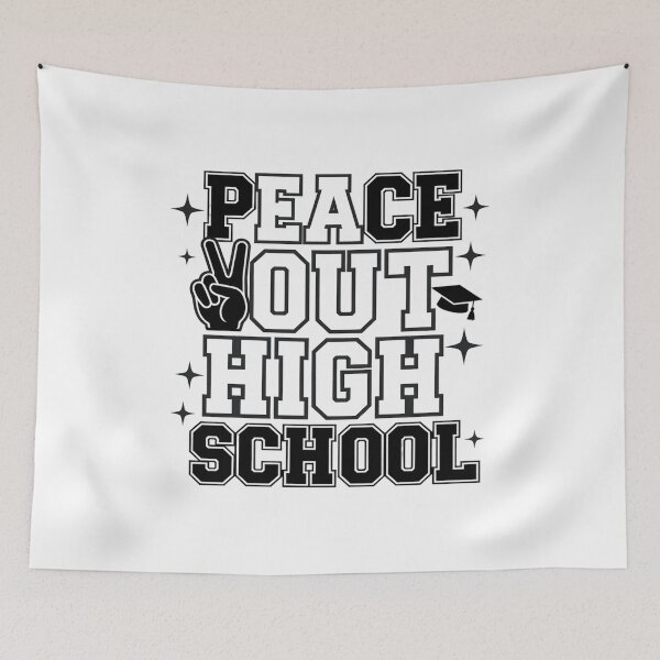 Item preview, Peace Out High School Graduate Summer Last Day Of School designed and sold by repconomArt.