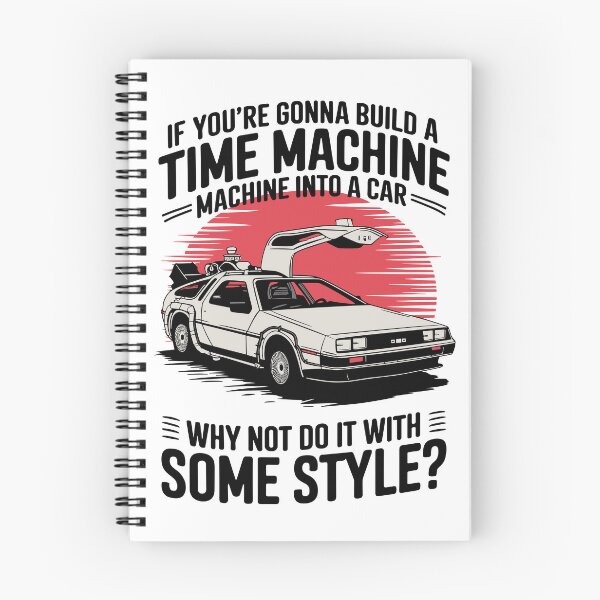 Item preview, Vintage Classic Car Delorean Time Machine designed and sold by PrintCarClub.