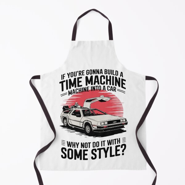 Item preview, Vintage Classic Car Delorean Time Machine designed and sold by PrintCarClub.