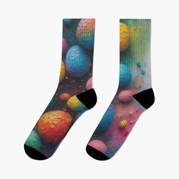 Item preview, Colorful cosmic spheres in an abstract style designed and sold by Mianku | Für das Leben.