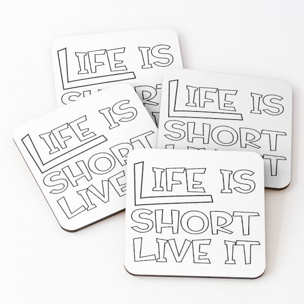 Item preview, life is short live it designed and sold by sednalafandy79.