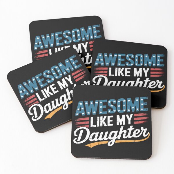 Item preview, Fathers Day Patriotic Dad Proud Dad Awesome Like My Daughter  designed and sold by RoyTill0Art.