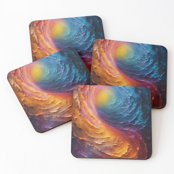 Item preview, Colorful abstract vortex of cosmic energy designed and sold by Mianku | Für das Leben.