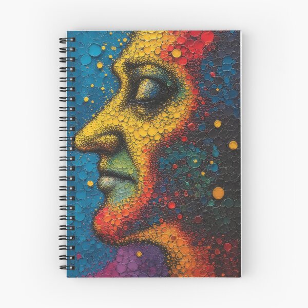 Item preview, Colorful mosaic: Profile of a face designed and sold by Mianku | Für das Leben.