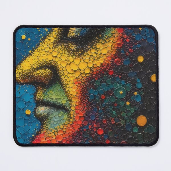 Item preview, Colorful mosaic: Profile of a face designed and sold by Mianku | Für das Leben.
