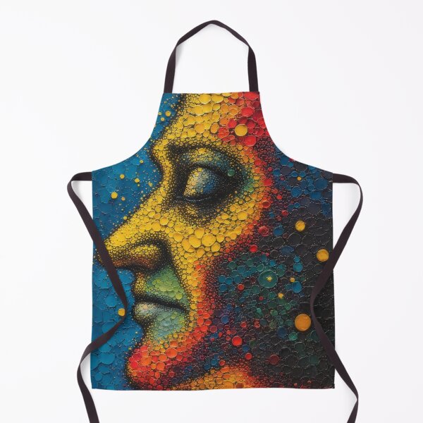 Item preview, Colorful mosaic: Profile of a face designed and sold by Mianku | Für das Leben.