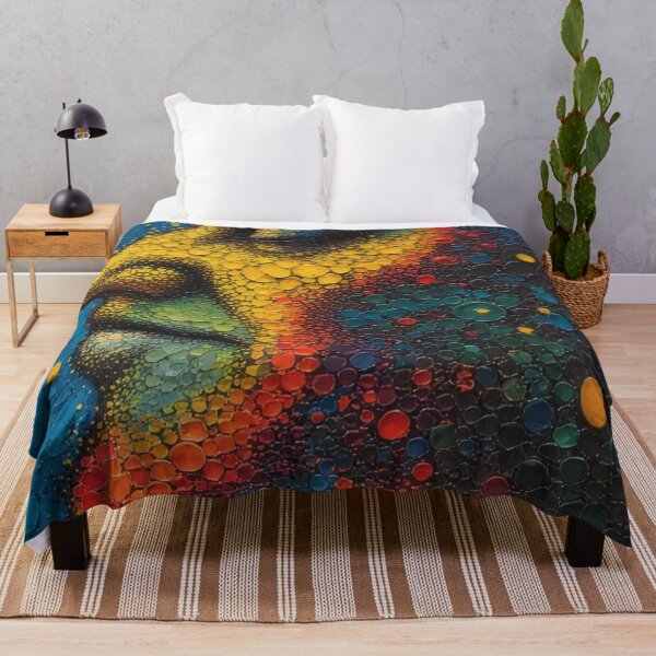 Item preview, Colorful mosaic: Profile of a face designed and sold by Mianku | Für das Leben.