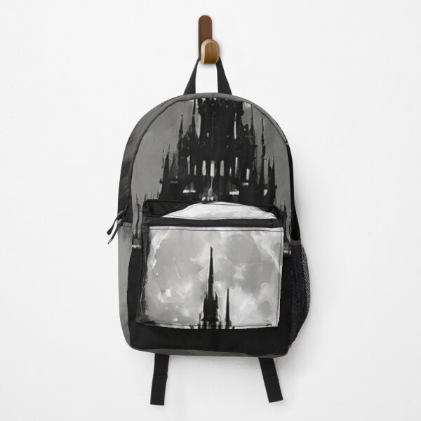 Item preview, Black and White Gothic Castle Moon designed and sold by cr6zym1nd.
