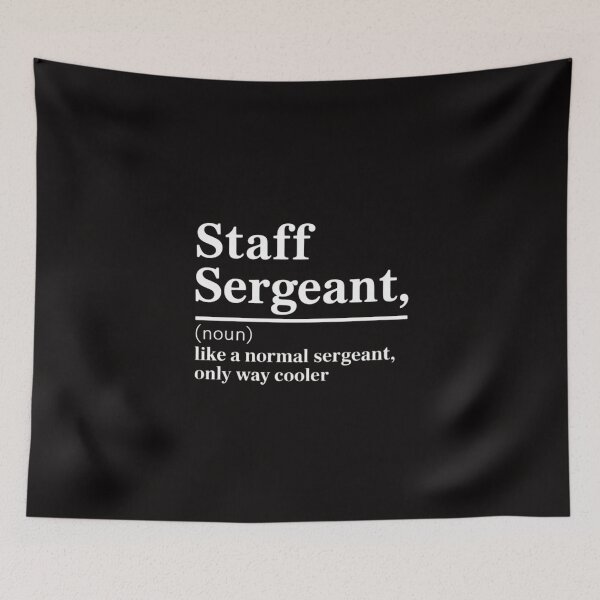 Item preview, Staff Sergeant Definition Normal Only Cooler Gift designed and sold by BotboutiquePre.