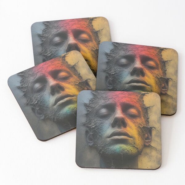 Item preview, A colorful face that dissolves designed and sold by Mianku | Für das Leben.