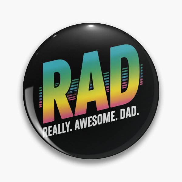 Item preview, RAD Really Awesome Dad Father's Day designed and sold by FluoroWave.