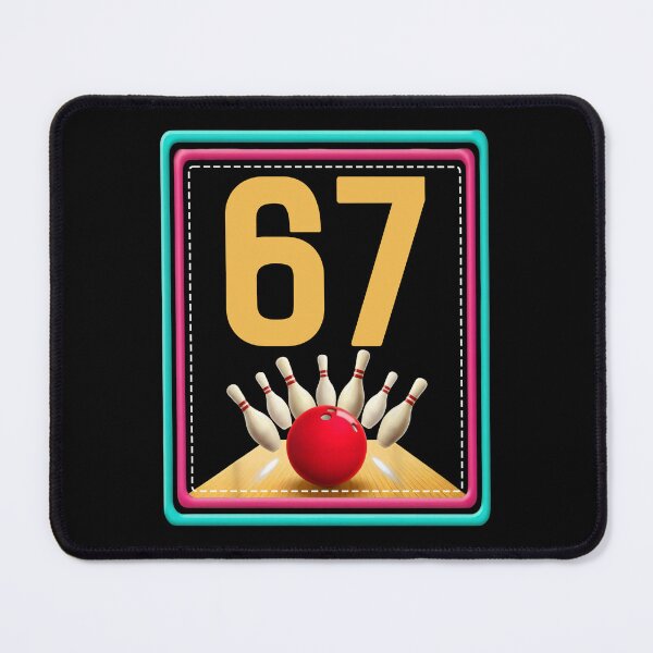 Item preview, 67 6 7 Bowling Strike Retro Shirt designed and sold by LashondaGreen89.