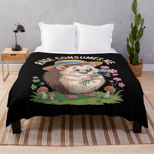 Item preview, Rage Consumes Me Hedgehog designed and sold by FluoroWave.