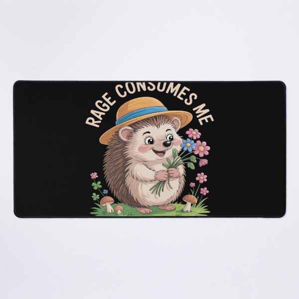 Item preview, Rage Consumes Me Hedgehog designed and sold by FluoroWave.