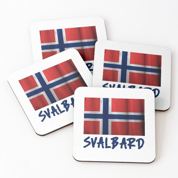Item preview, Svalbard Norway Flag North Pole Longyearbyen Arctic Nation designed and sold by GraTEEtude.