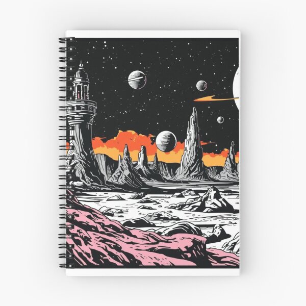 Item preview, Futuristic Landscape – Sci-Fi City Artwork designed and sold by LoopyPop.