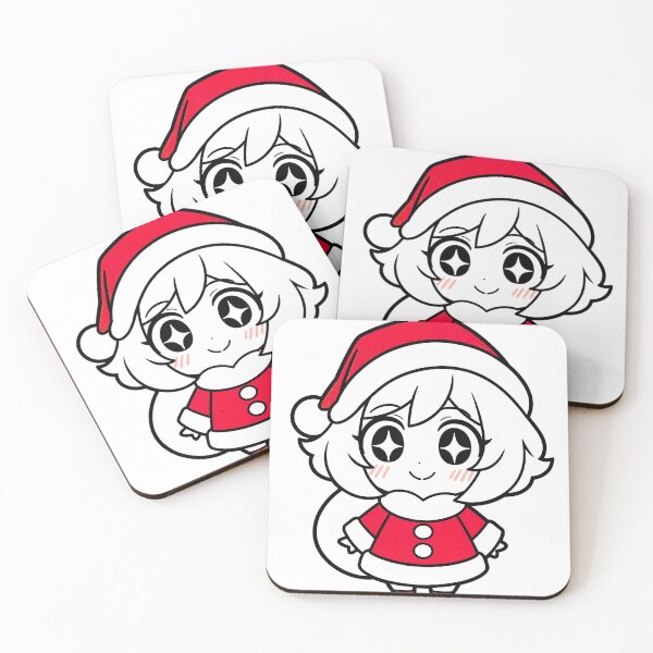 Item preview, Kawaii Christmas Anime Girl Sticker Design designed and sold by Atthapolaudom.