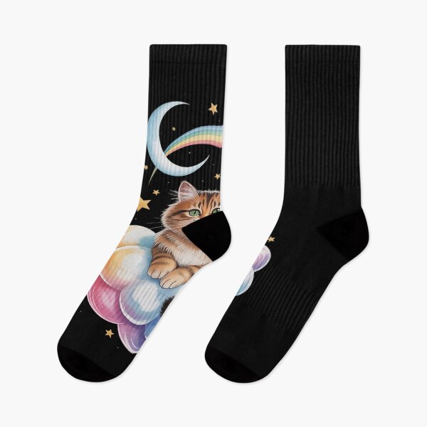Item preview, Rainbow Clouds Abyssinian Abyssinians Abys Cat designed and sold by FluoroWave.