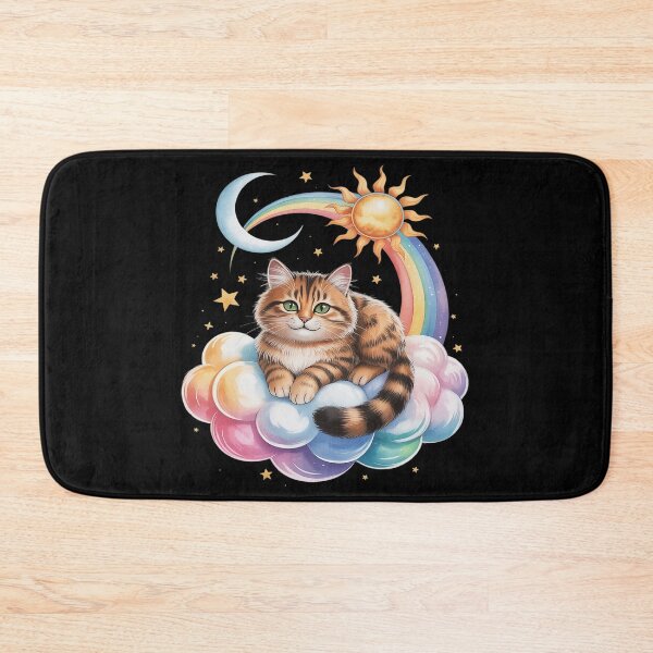 Item preview, Rainbow Clouds Abyssinian Abyssinians Abys Cat designed and sold by FluoroWave.